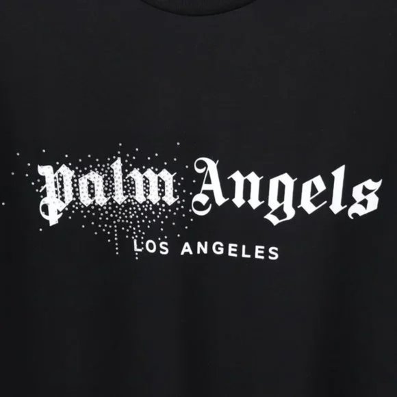 PALM ANGELS Short sleeve T-shirt in black print - Picture 7 of 7